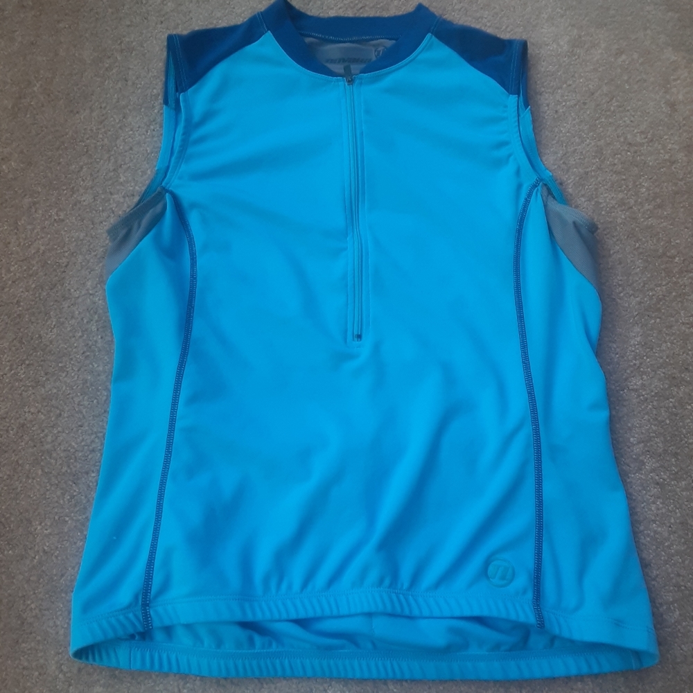 Novara By REI Sleeveless Cycling Jersey, 2 Rear Cargo Pockets, New Old Stock